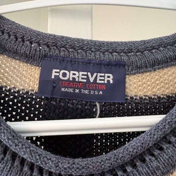 Forever Creative Cotton Striped Knit T-Shirt - Picture 2 of 4